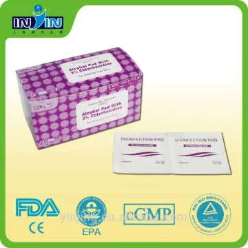 OEM medical alcohol chlorhexidine swabs prep pads