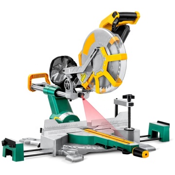 Industrial Induction Motor Sliding Miter Saw for Wood and Aluminum Cutting