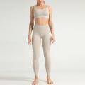 tenue de costume de soutien-gorge de sport et de pantalon de yoga