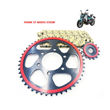 Silent Size Flying Teeth Gear Set for CF Motor 400NK GT NK650 250SR - Oil Seal Chain Kit