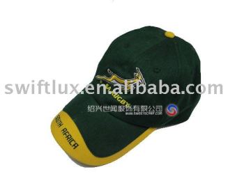 black and yellow trucker printed caps