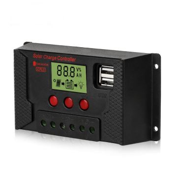 PWM Solar Panel Charge Controller Manual for 12V/24V Batteries (10A-60A) for PV Systems