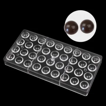 Half Ball Shape Polycarbonate PC Chocolate Mold for Candy and Baking DIY