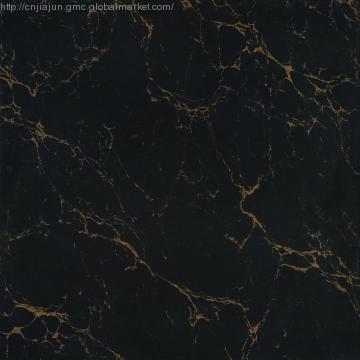 Black Polished Porcelain Floor Tiles PS8005