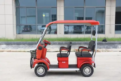 Electric tourist car Vintage electric sightseeing car