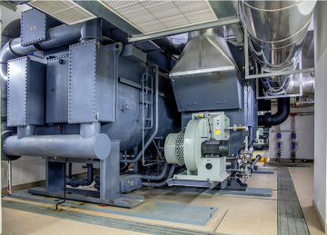 Auto purging direct Fired Absorption Chiller