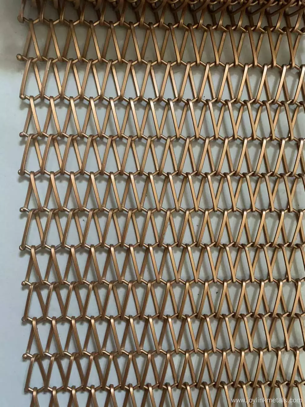 golden decorative mesh curtain