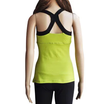 Women's tank tops, made of supplex nylon lycra fitness apparel
