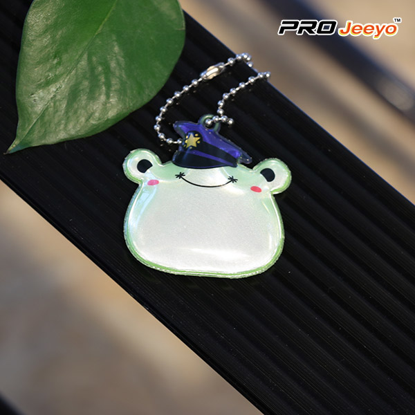 frog shape love PVC pendant