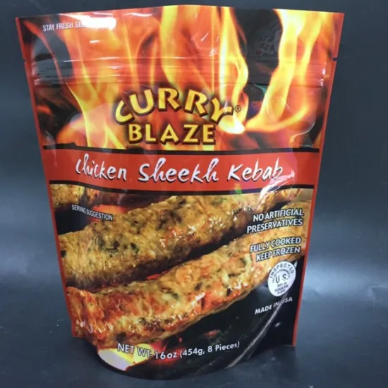 Stand Up Pouch Frozen Meat Bag With Zipper