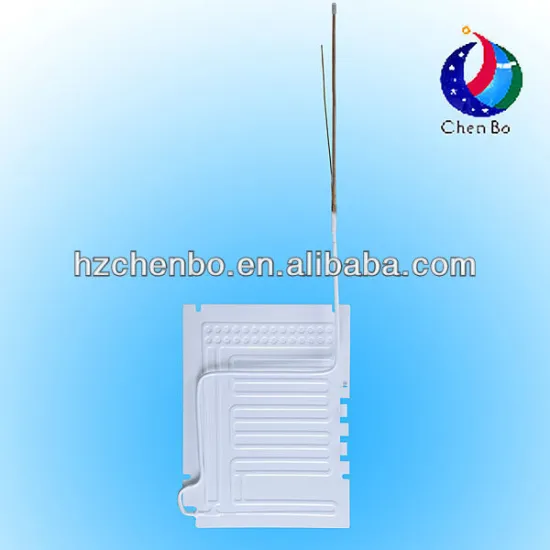 Aluminum roll bond refrigerator evaporator