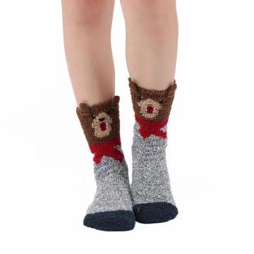 Women Thermal Soft Cozy Slipper Socks