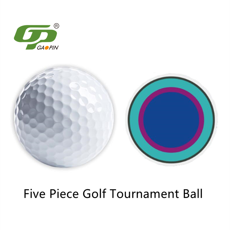Five Piece Golf Tournament Ball Jpg