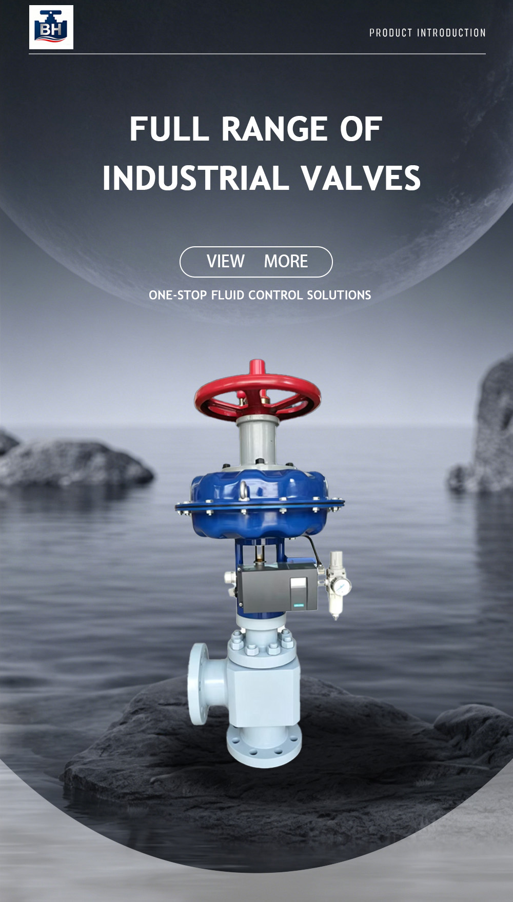 5.Pneumatic Diaphragm Single-seat Angle Control Valve 000
