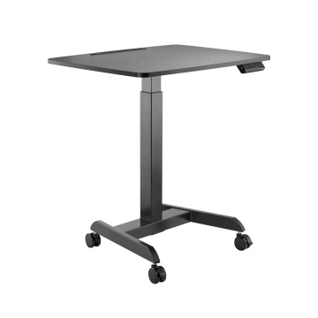 Mobile Electric Laptop Desk Stand with Rolling Height Adjustment and Casters