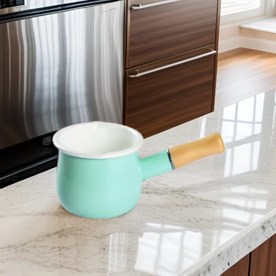 Wholesale Enamel Snack Pot Metal Teapot for Induction Cooker Use