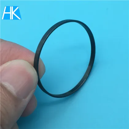 black zirconia ceramic matt watch dial ring customized