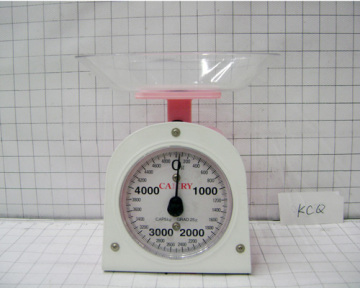 white kitchen scale