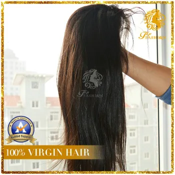 Top Quality Full Lace Wigs Malaysian Hair 16"