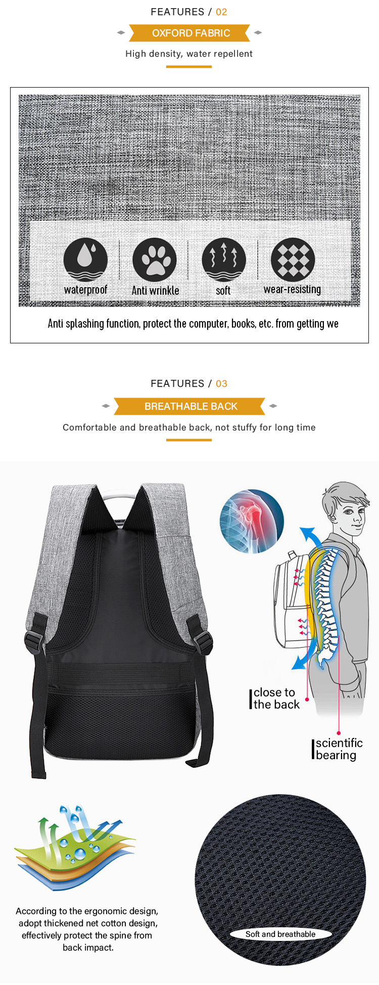 Laptop Bag Backpack Three