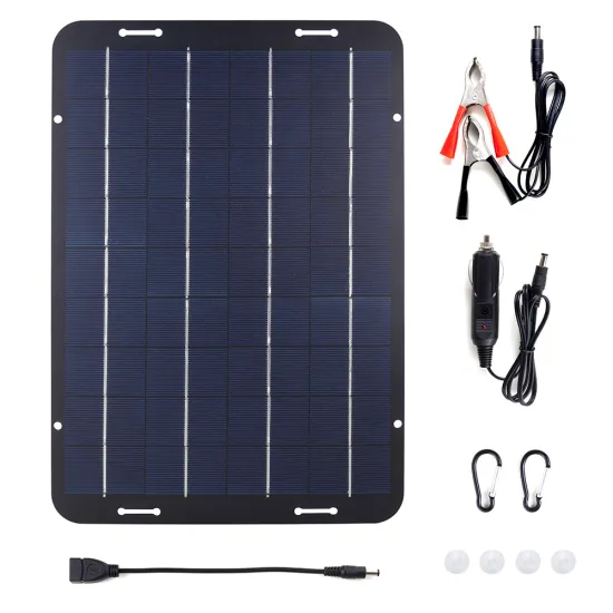 10W 12V Solar Trickle Charger Kit: Portable and Efficient Battery Maintenance Solution for Vehicles and Snowmobiles