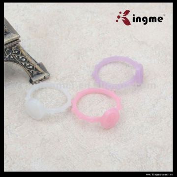 2012 New design cheap plastic religious ring