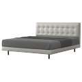 Waffle modern minimalist bed