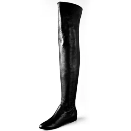 Giuseppe Zanotti Flat leather knee high boots QC745C