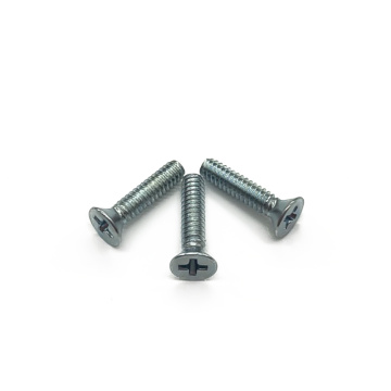 cross recessed raised countersunk head screw