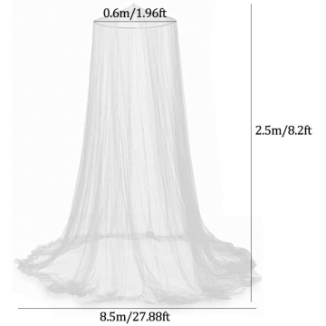 Girls Hanging Bed Canopy Circular Mosquito Nets