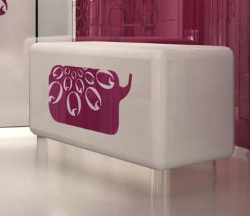 Soft Dressing Bench Sofa Display Stand