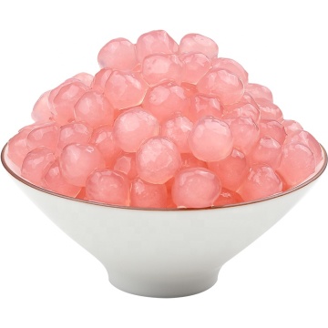 500g Sakura Flavor Quick Cook Tapioca Pearls for Taiwan Bubble Tea Making