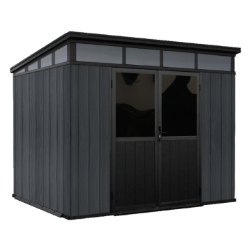 M Series Wood Plastic Composite Shed: Easy Installation & Weather Resistant Garden Building
