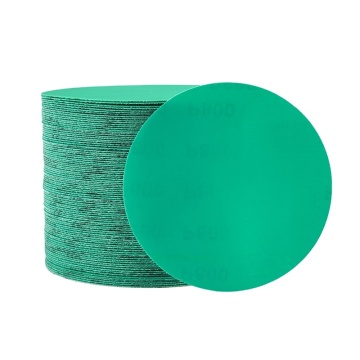 Green Sandpaper Abrasive Disc - Zirconia Aluminum Oxide Hook and Loop Waterproof Automotive Sanding Disc