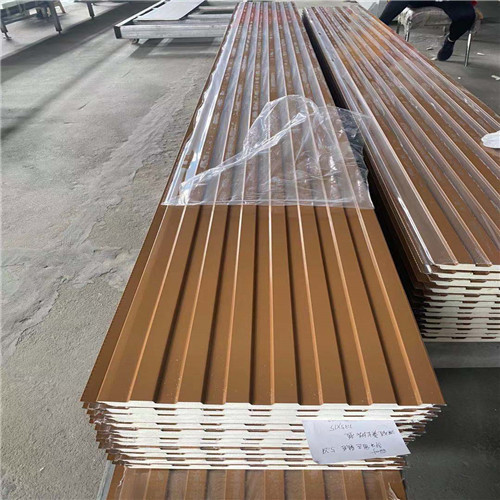 16mm Thickness Cladding Exterior Wall PU Sandwich Panel