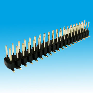 2.0mm (0.079-inch) Pin Header Connectors, Dual-row, SMT Type, Gold Flash