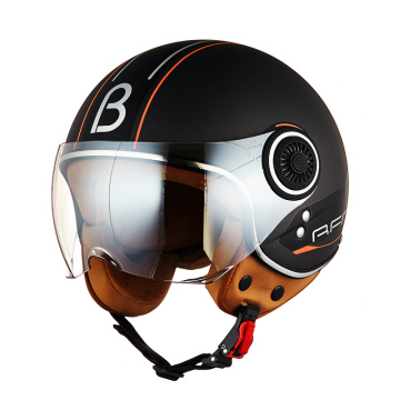 B-110B Helmet with ECE Certificate - Four Seasons Unisex Half-covered Visor Motorcycle Helmet