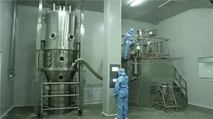 Pesticides fluid bed dryer