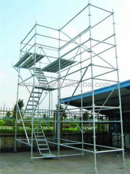 RFY-WJ05: High Quality Steel Used or New Construction Mezzanine Scaffolding with Stair