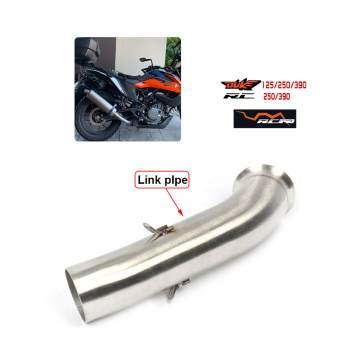 Middle Contact Pipe Modification for KTM RC390, RC250, DUKE 125, 250, 390 Exhaust Muffler