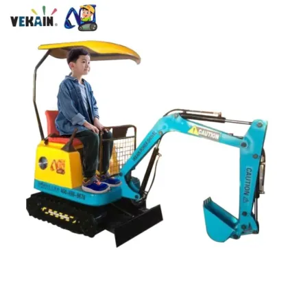 Large Outdoor Kids Sand Pit Mini Metal Excavator Toy