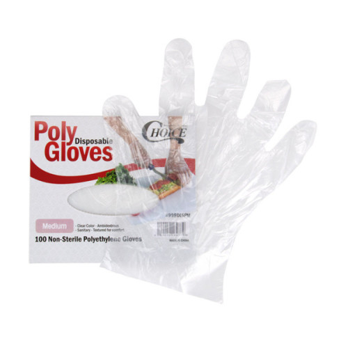 wholesale China trade disposable economical protective pe gloves