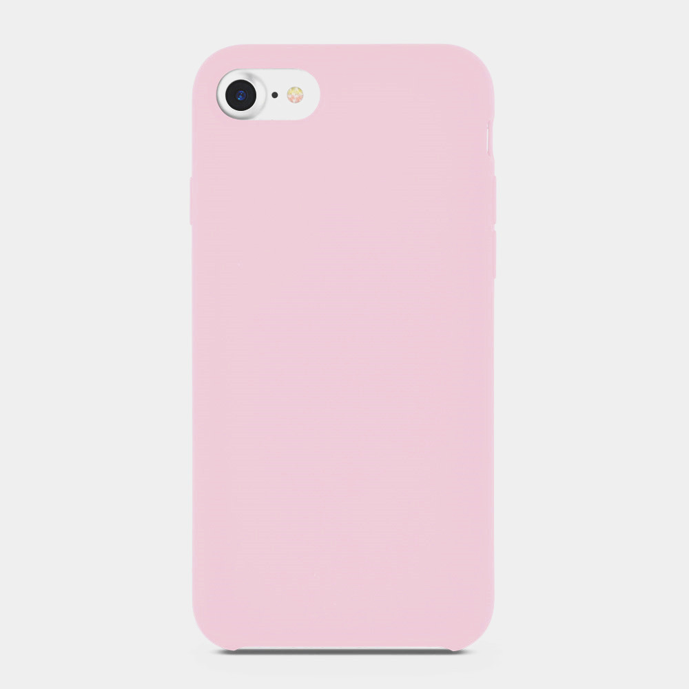 pink liquid silicone phone case