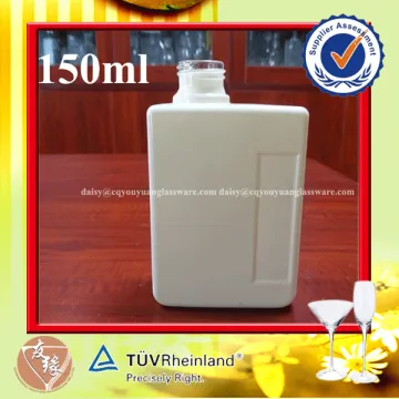 Machine blown square gin glass liquor 15cl glass bottle for sale