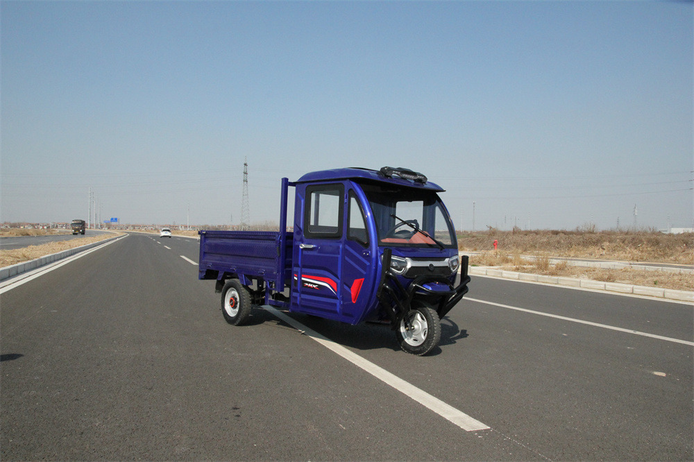 Electric three-wheeled barrier-free vehicle