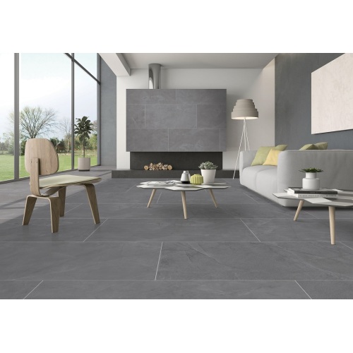 Dark Grey Porcelain Marble Flooring Tiles