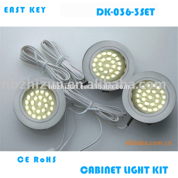 3 pcs kit LED Cabinet spot light set 12V for kitchen furniture