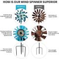 Kinetic Wind Spinners Outdoor Metal