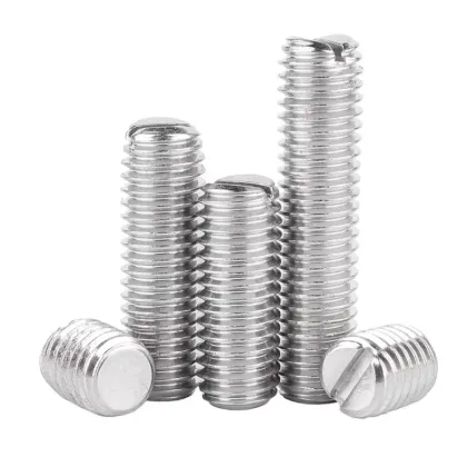 grub screw DIN551 slotted screw with flat point