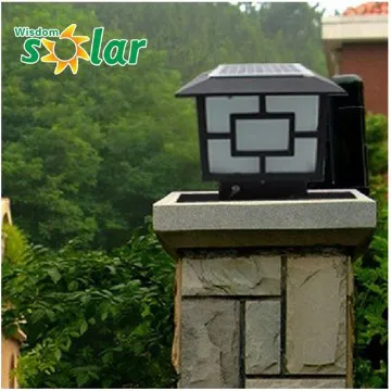 Unique Solar pillar lighting,solar garden lights